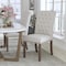 Flash Furniture Midcentury Parsons Chair, Wood Back, 18.5 W 27-1/2" L 39.75 H, Fabric Seat BT-P-BGE-FAB-GG - alternate 1